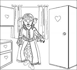 coloring pages girl